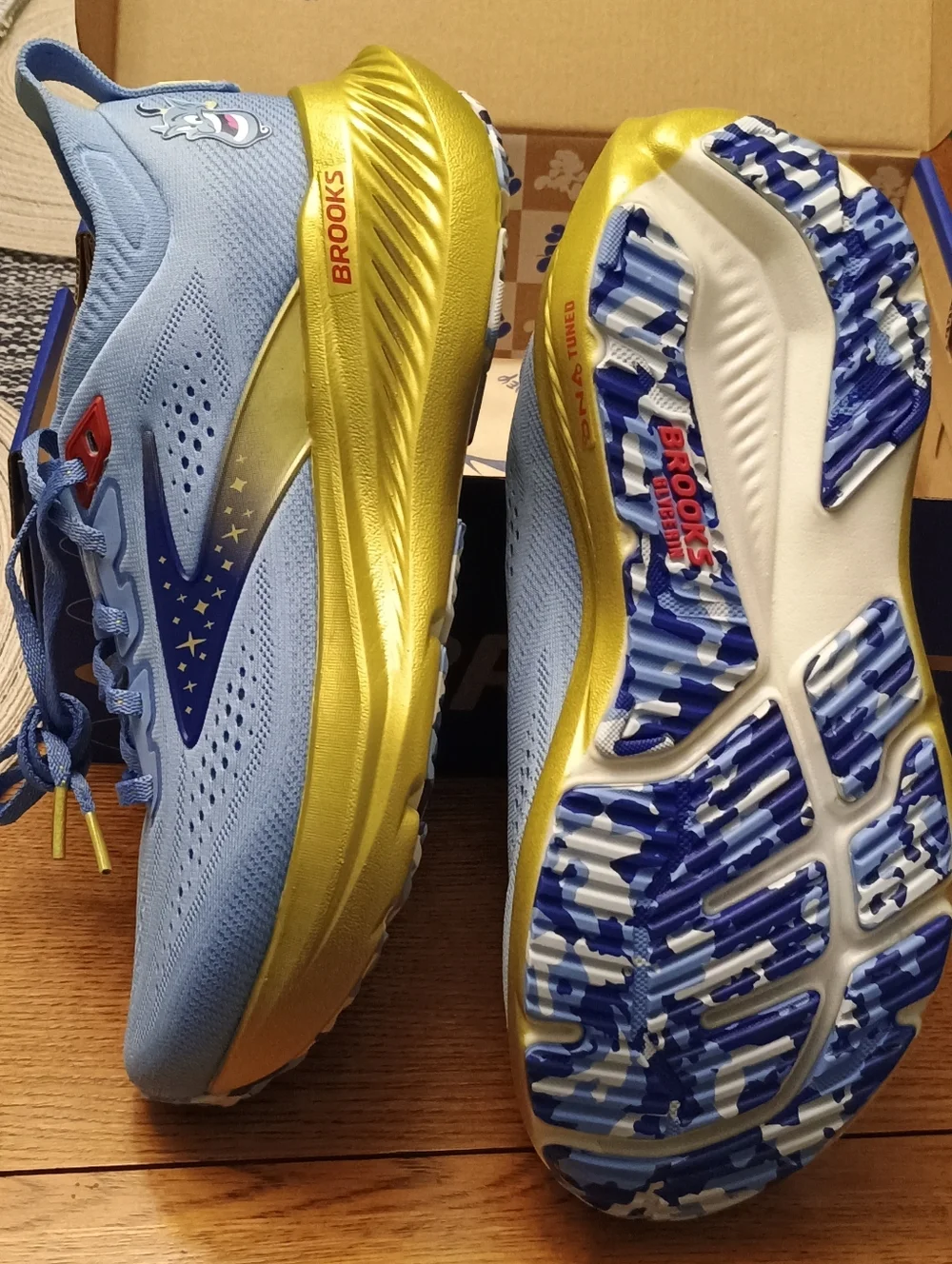 2026 Brooks Run Disney Springtime Glycerin 23 Genie Women’s 8.0 Wide NEW In Box - Picture 3 of 6